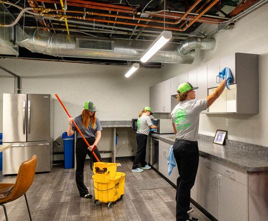 Cleaning a Commercial Employee Lounge in Tucson